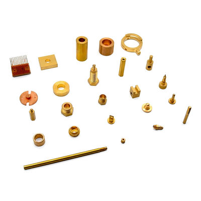 Produção personalizada de peças de cobre com serviços de fresagem e torneamento CNC de alta precisão