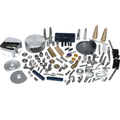 Partes de usinagem CNC para equipamento de micro usinagem Aço inoxidável Latão Alumínio Ferro