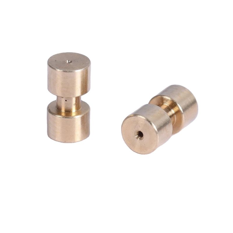 Micro Mecânica Acessórios Mecânicos CNC de Bronze Partes com Tolerância 0,01-/-0,005 mm